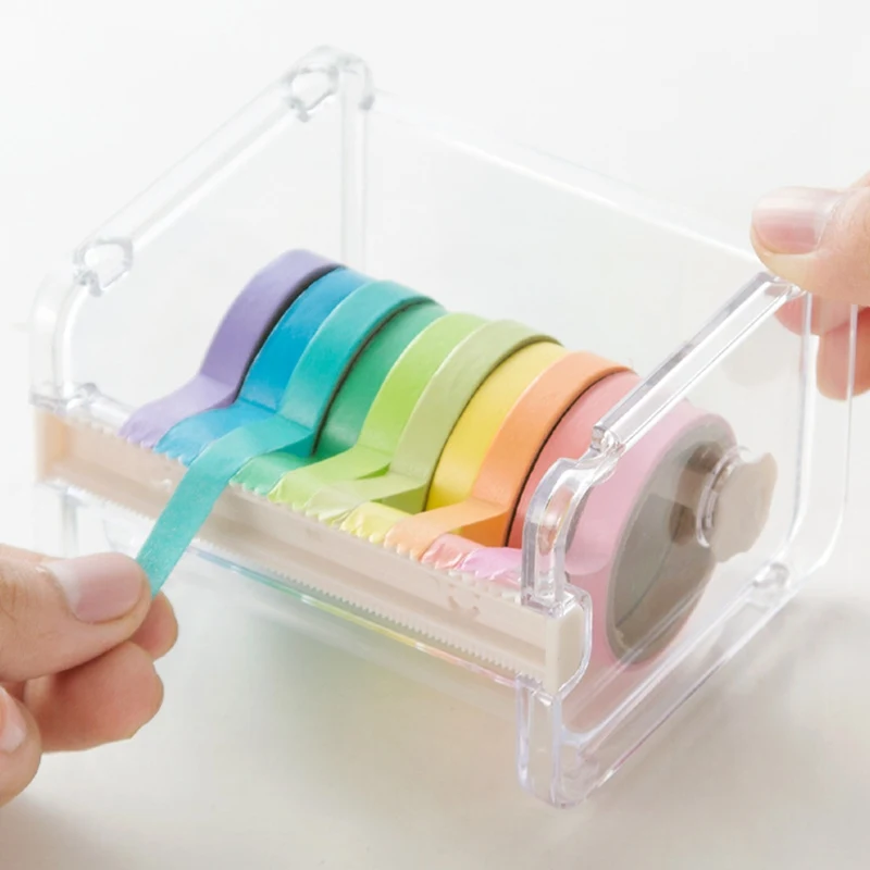 Office Supply Cart - All-in-One Masking Tape Cutter & Storage