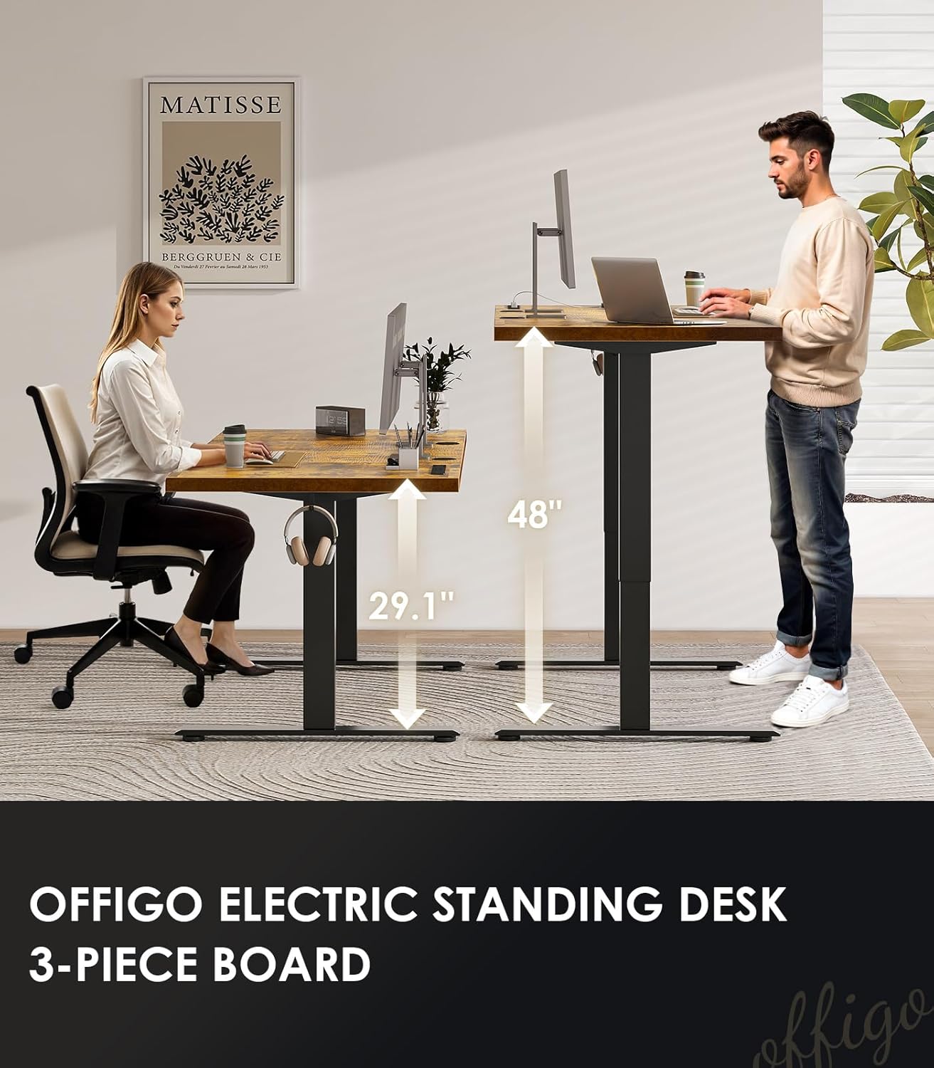 Amazon com 71 Inch Executive E - Office Furniture Com avaliação e preço