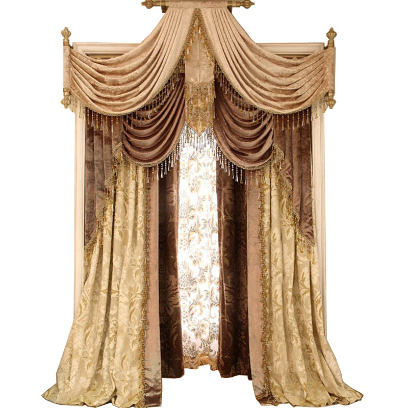 Living room curtains luxury Eu - Office Furniture Hong Kong avaliação e preço