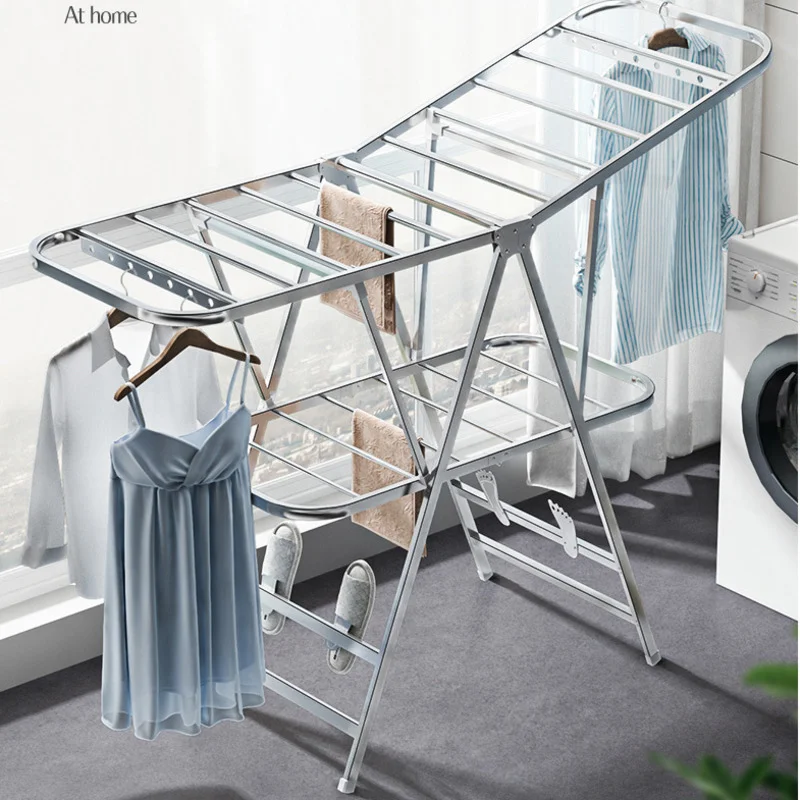 Folding Coat Hanger Balcony Cl - Coat Rack Standing avaliação e preço