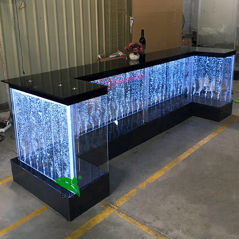 LED Reception Counter Cheap Pr - Office Furniture Logo avaliação e preço