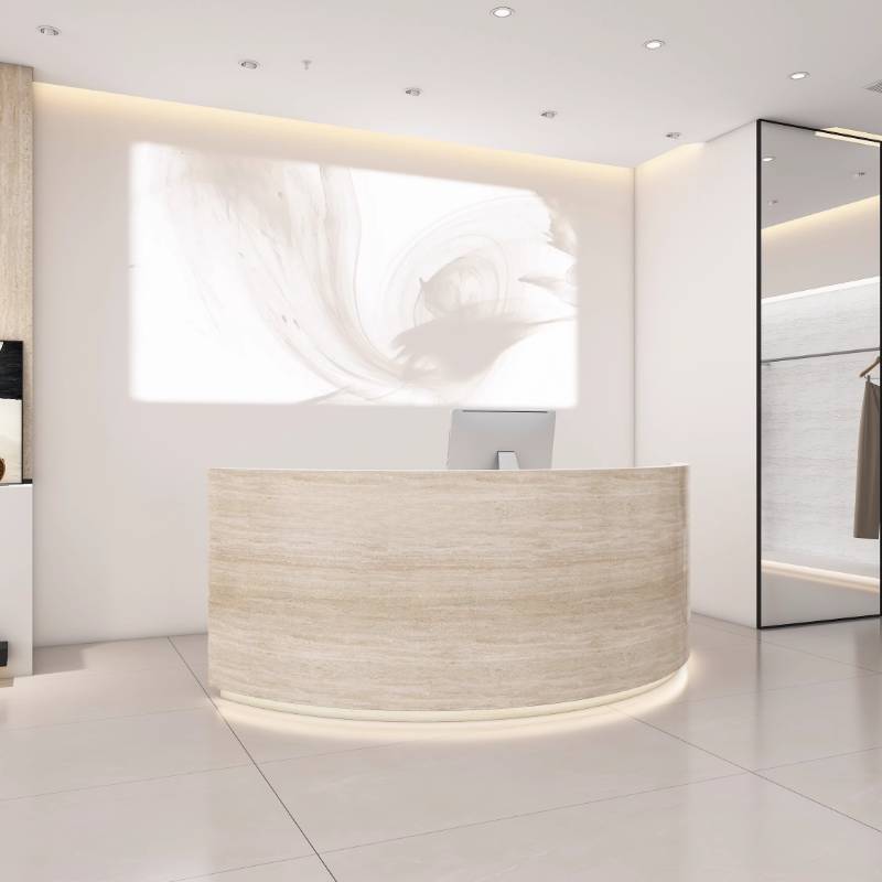 Design Logo Reception Desks Be - Office Furniture Logo avaliação e preço