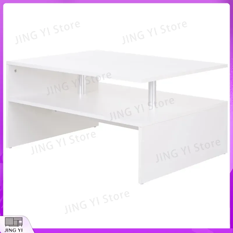 2 Tier Coffee Table Modern Liv - Office Furniture For Small Spaces avaliação e preço
