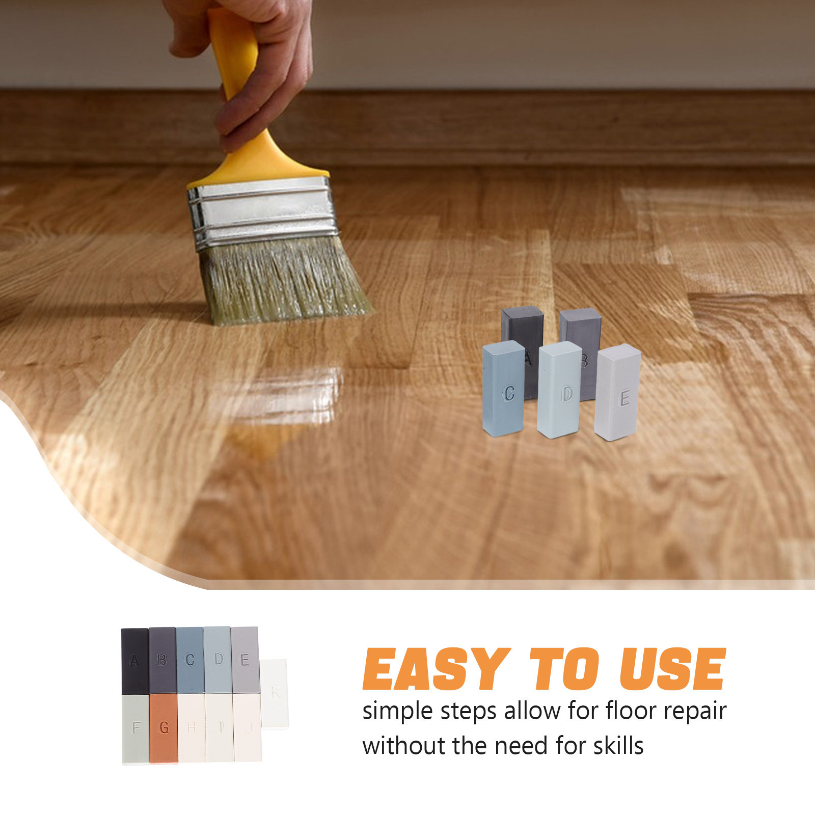 11Pcs Floor Repair Wax Blocks  - Office Furniture Repair avaliação e preço