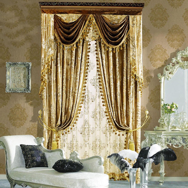 Luxury Living Room Curtains Ho - Office Furniture Hong Kong avaliação e preço