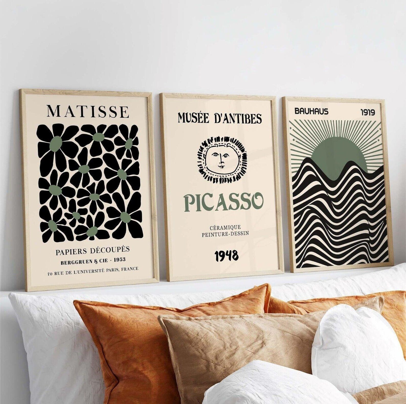 3pcs/set Retro Matisse Canvas  - Office Furniture Direct avaliação e preço
