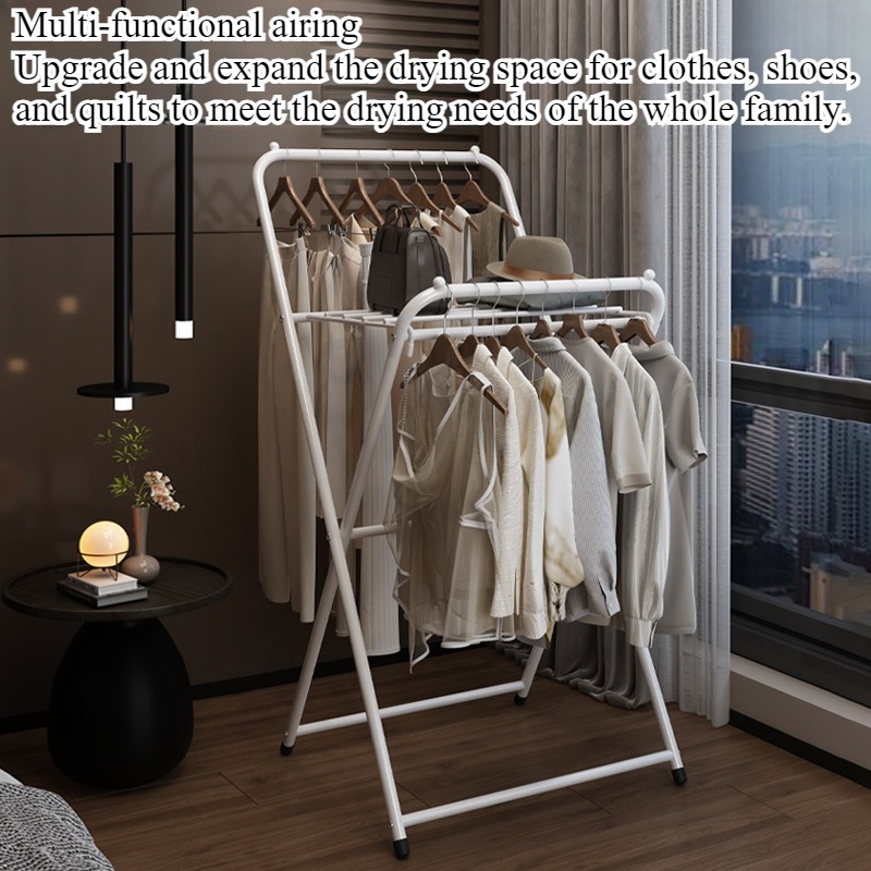 Clothes drying rack floor-to-c - Coat Rack Standing avaliação e preço