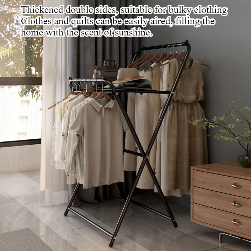 Clothes drying rack floor-to-c - Coat Rack Standing avaliação e preço