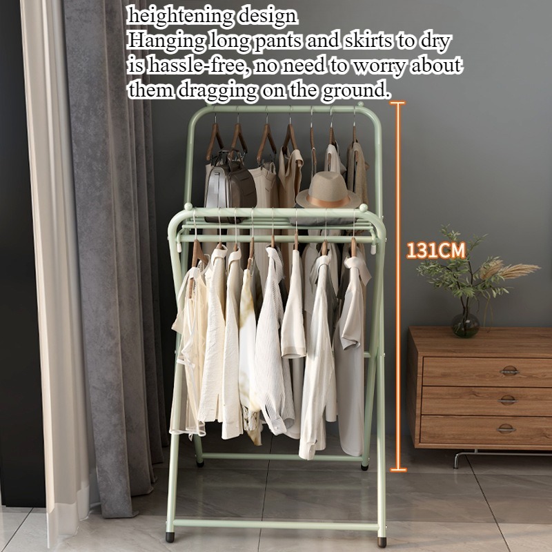Clothes drying rack floor-to-c - Coat Rack Standing avaliação e preço