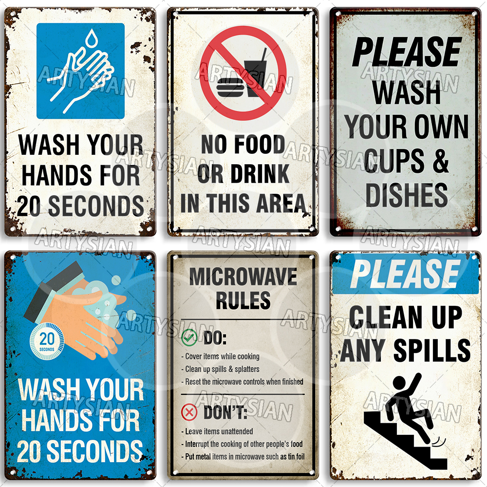 Hygiene Metal Sign No Shoes No - Office Furniture Direct avaliação e preço