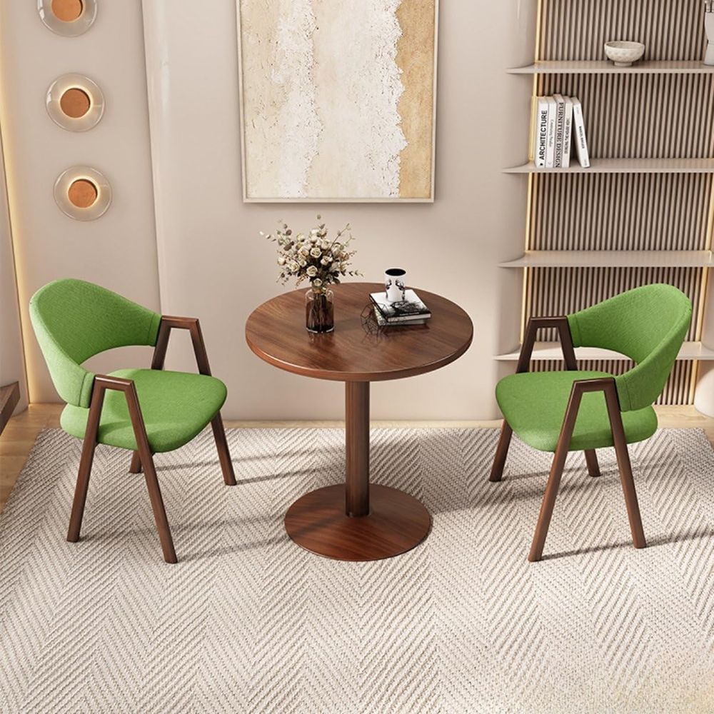 Round Retion Desk with 2 Chair - Office Furniture For Small Spaces avaliação e preço