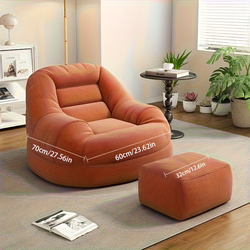 Lazy tatami sofa and footstool - Office Furniture For Small Spaces avaliação e preço
