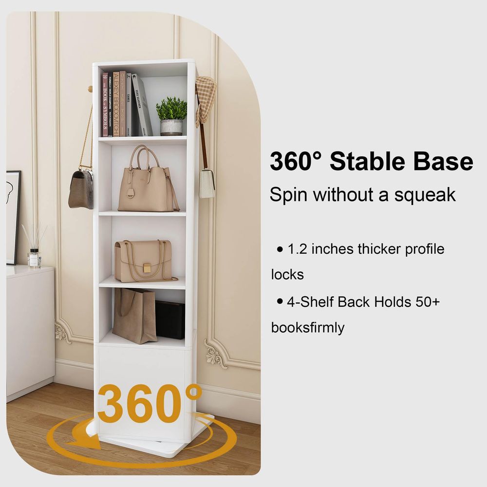 Rotating Mirror with Storage,  - Coat Rack Standing avaliação e preço