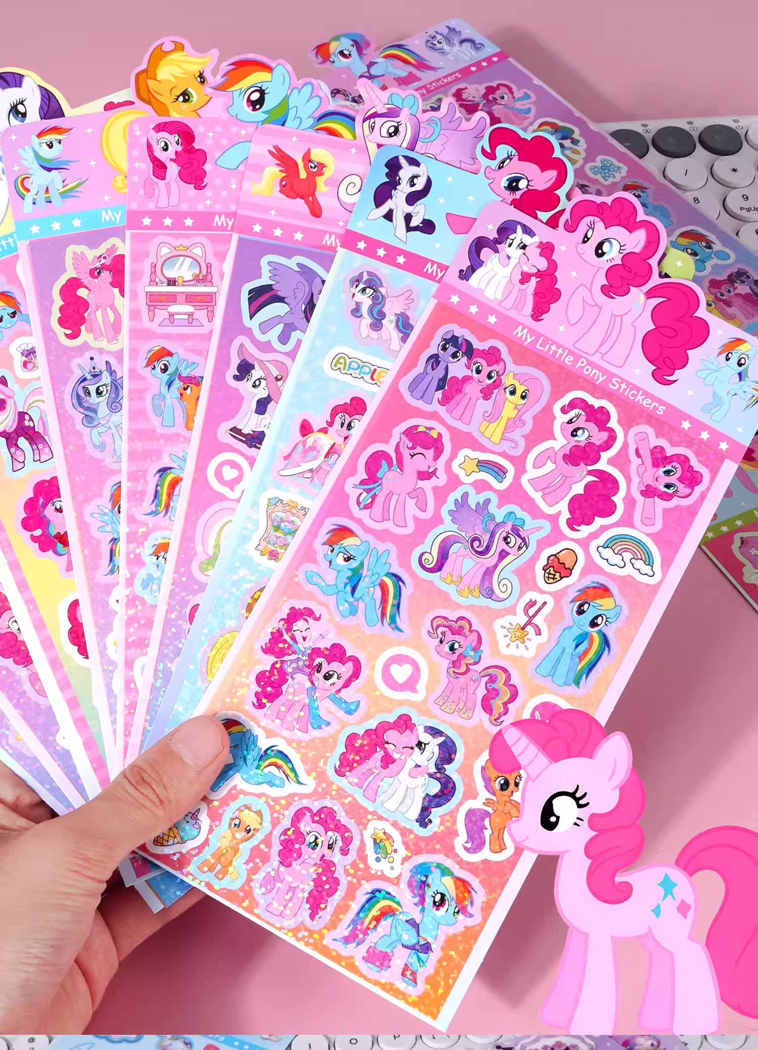 Little Pony Laser Sticker Set  - Office Supply Cart avaliação e preço