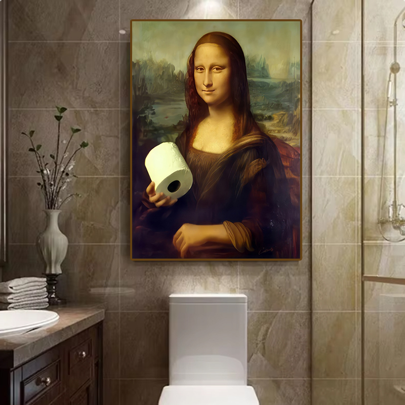 1pc Funny Abstract Bathroom To - Office Furniture Direct avaliação e preço