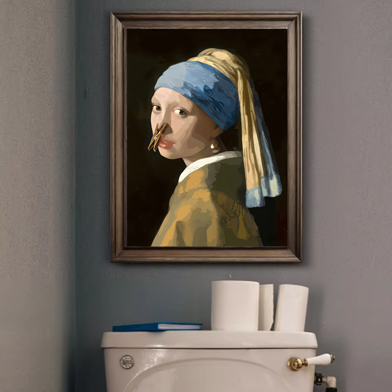 1pc Funny Abstract Bathroom To - Office Furniture Direct avaliação e preço