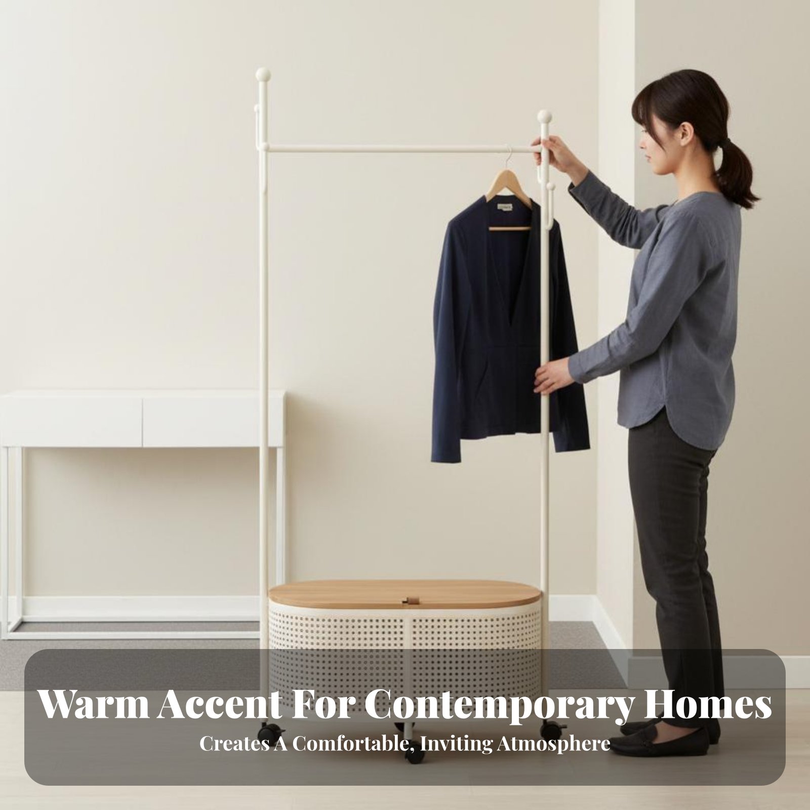 Rolling Clothes Rack Freestand - Coat Rack Standing avaliação e preço