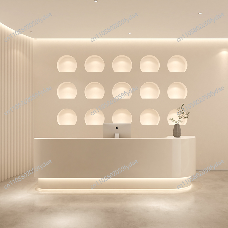 Clothing Store Reception Desks - Office Furniture Logo avaliação e preço