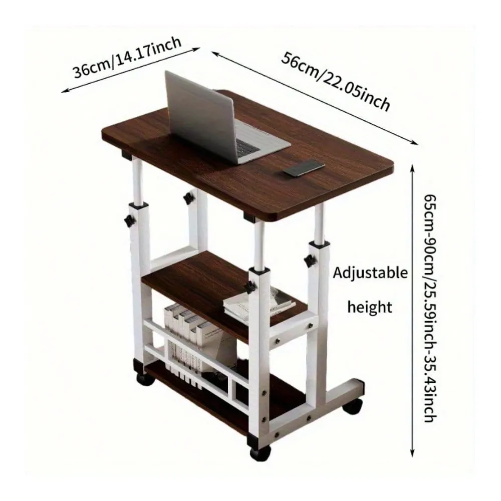 Metal Folding Desk With Wheels - Office Furniture Com avaliação e preço