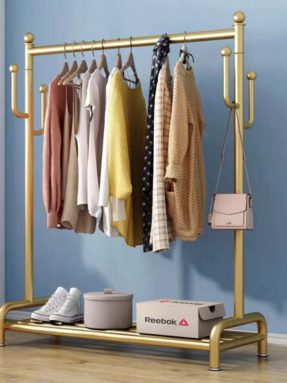 Elegant Simple Floor-standing  - Coat Rack Standing avaliação e preço