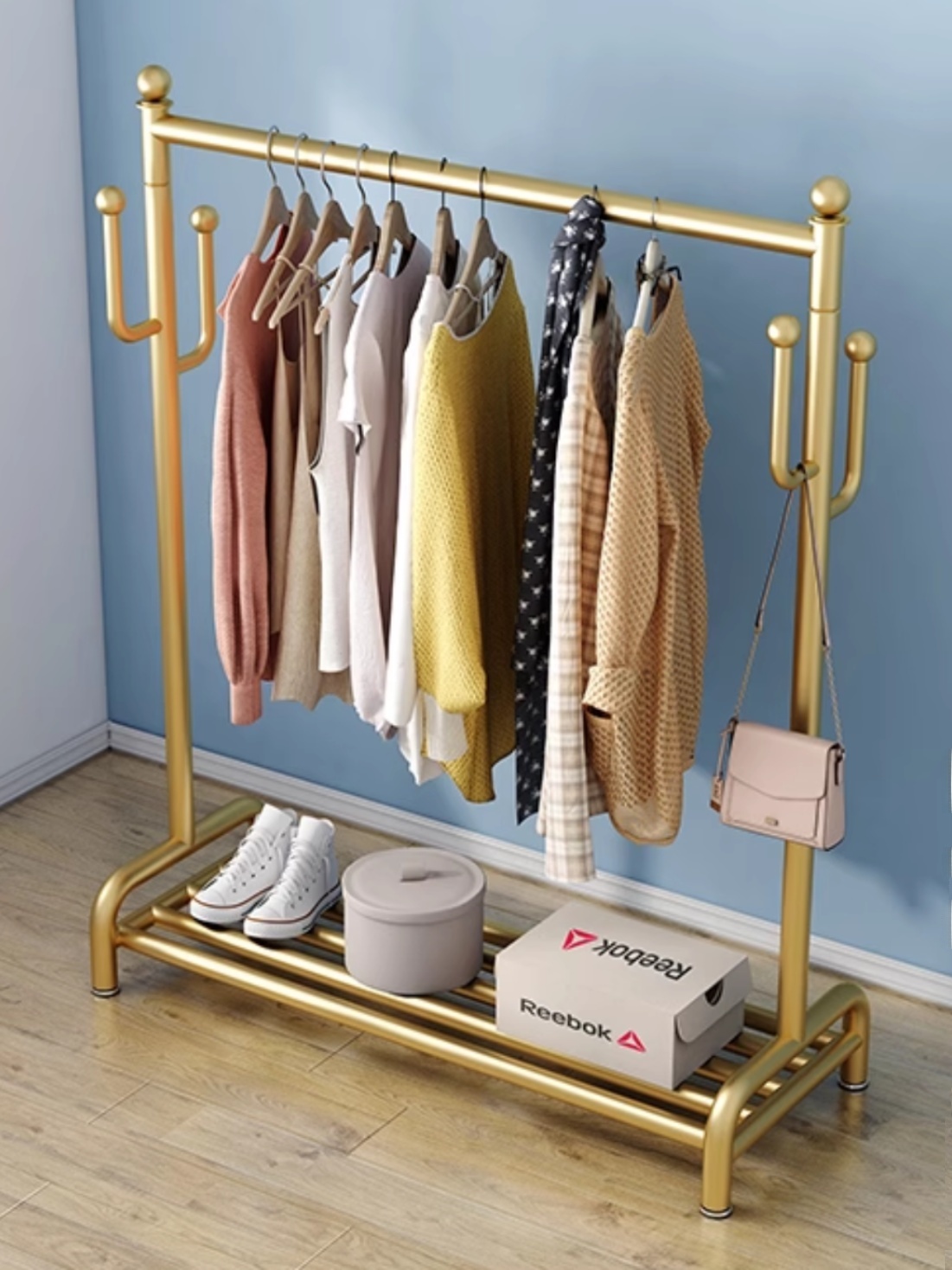 Elegant Simple Floor-standing  - Coat Rack Standing avaliação e preço
