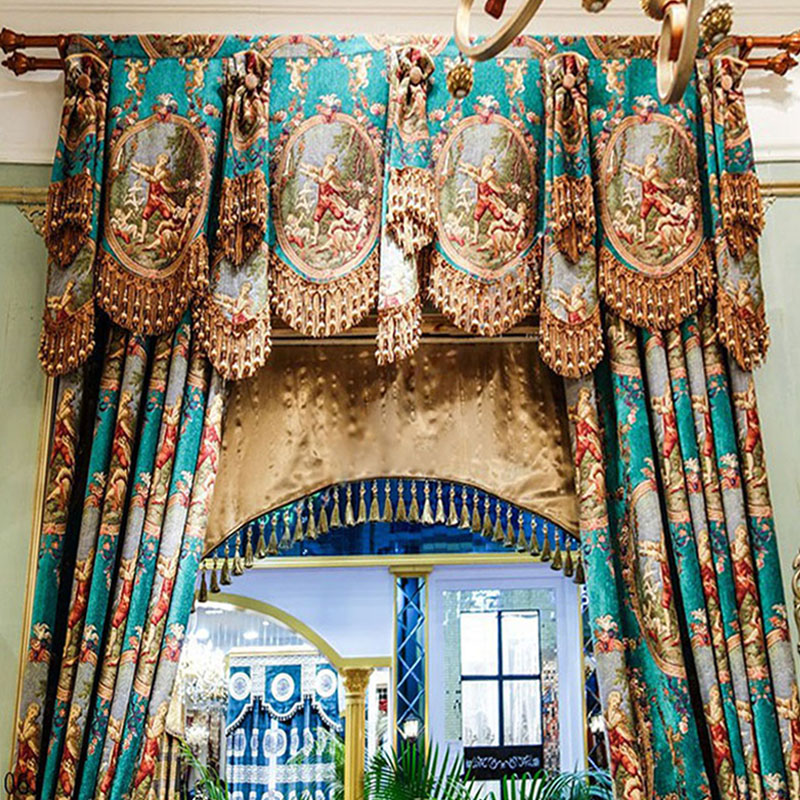 Luxury Turquoise Green Curtain - Office Furniture Hong Kong avaliação e preço