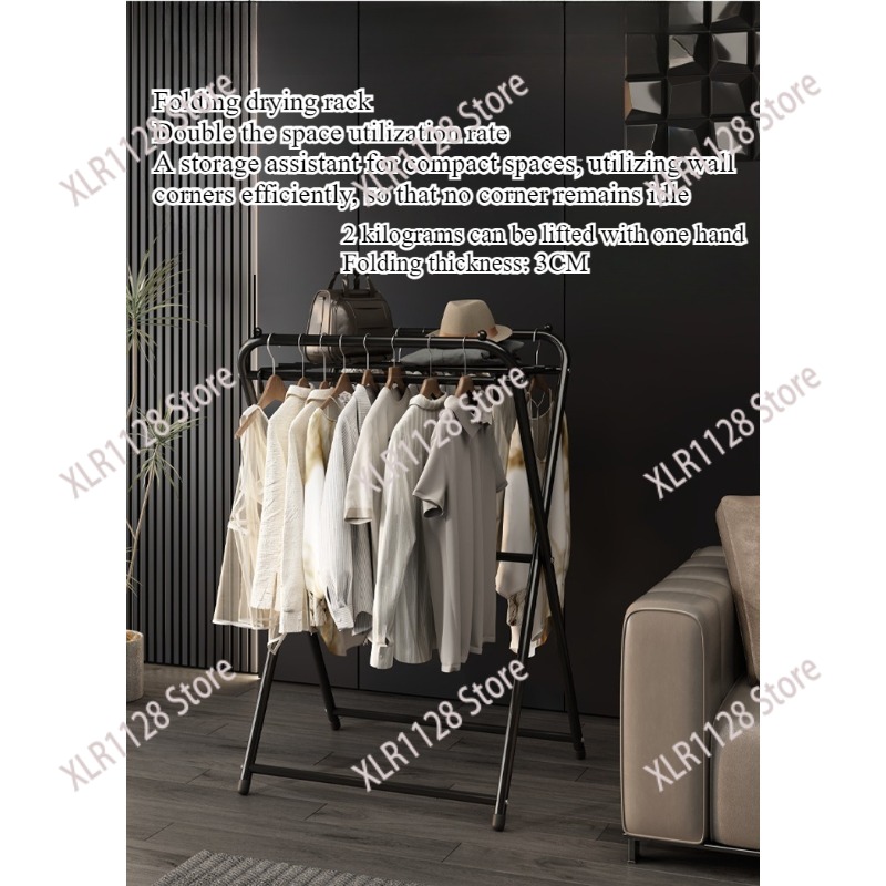Household Indoor Clothes Rack  - Coat Rack Standing avaliação e preço