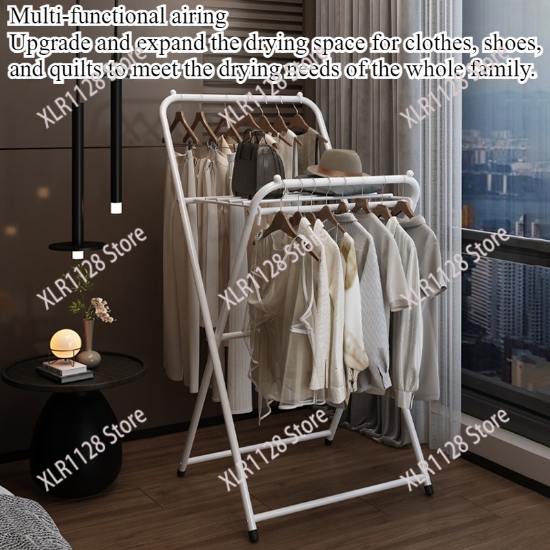 Household Indoor Clothes Rack  - Coat Rack Standing avaliação e preço