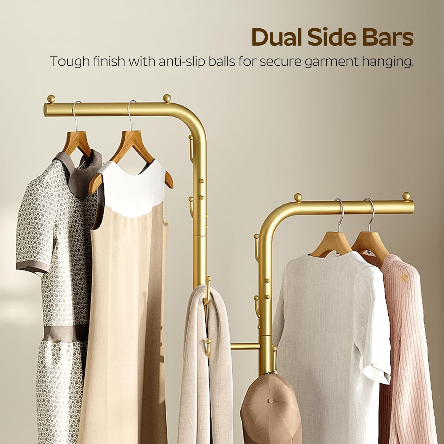 Modern Gold Coat Rack with 8 H - Coat Rack Standing avaliação e preço