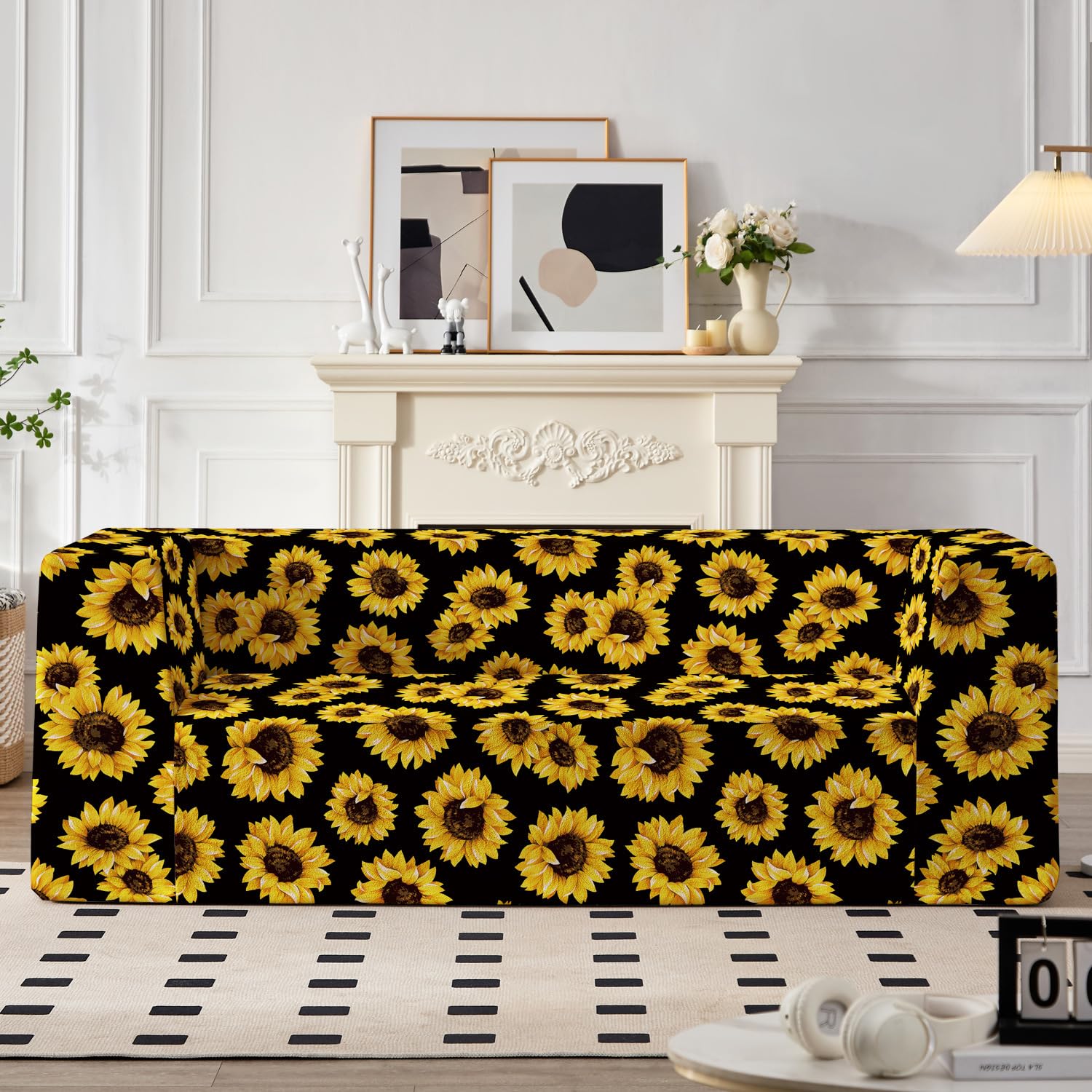 Sunflower Print Boneless Loves - Office Furniture For Small Spaces avaliação e preço