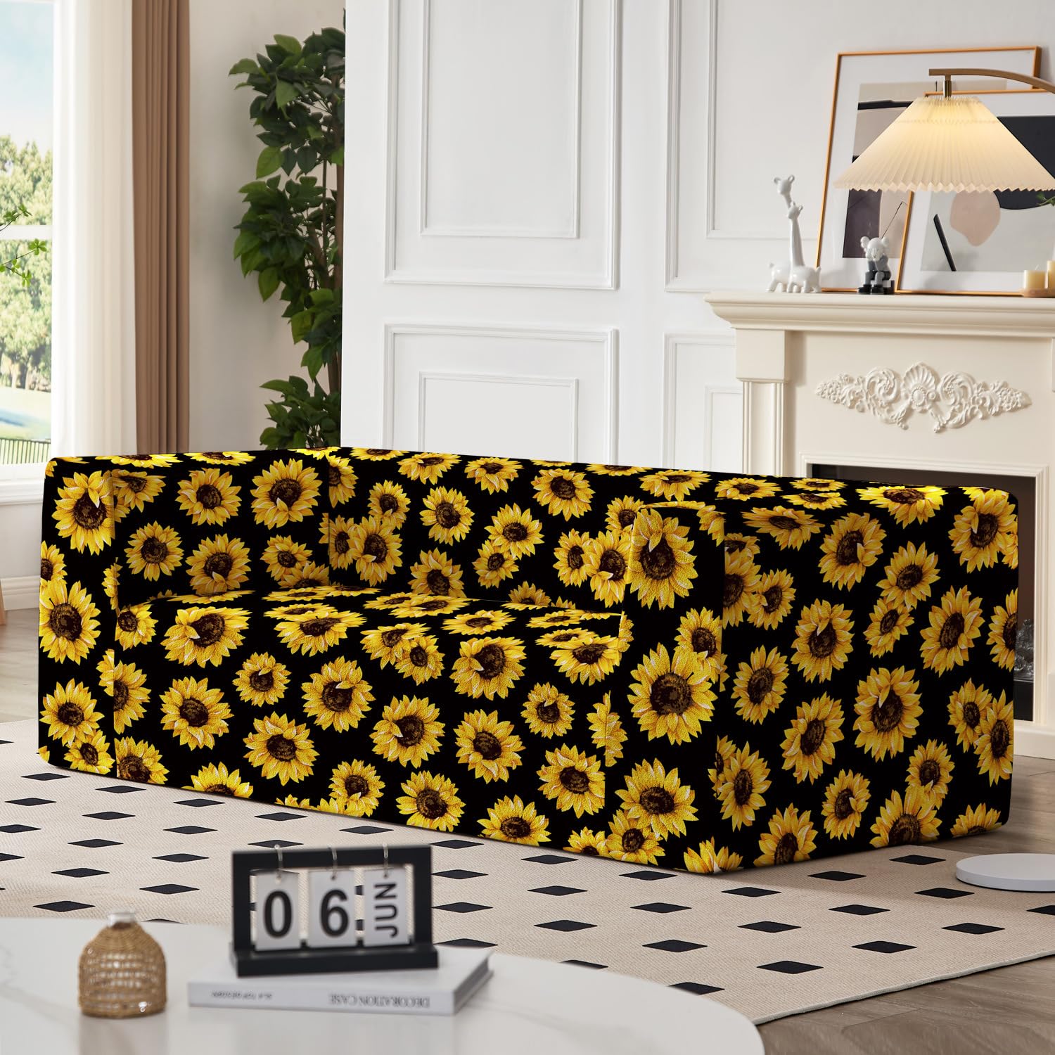 Sunflower Print Boneless Loves - Office Furniture For Small Spaces avaliação e preço