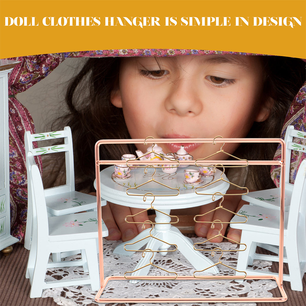 1Set Mini Clothes Hanger Rack  - Coat Rack Standing avaliação e preço